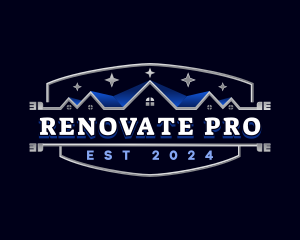 Premium Roof Remodeling logo design