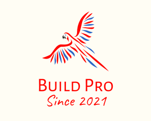Environment - Wild Flying Parrot logo design