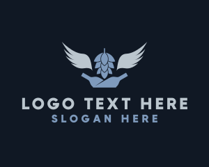 Alcohol - Malt Wings Distillery logo design