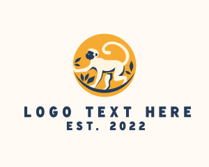 Wildlife - Wild Monkey Animal logo design