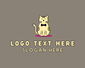 Kitty - Pet Cat Kitten logo design