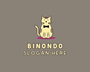 Feline - Pet Cat Kitten logo design