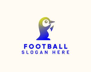 Business - Gradient Penguin Animal logo design