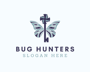 Entomology - Butterfly Wings Key logo design