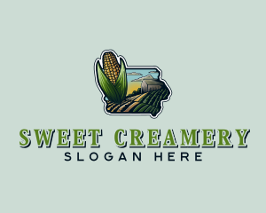 Iowa Sweet Corn logo design