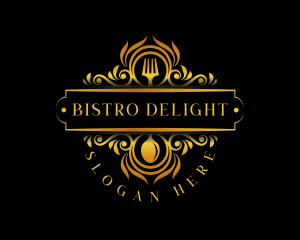 Luxury Restaurant Cuisine logo design