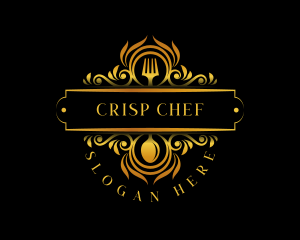 Luxury Restaurant Cuisine logo design