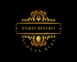 Luxury Restaurant Cuisine logo design