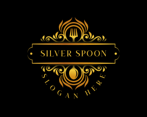 Luxury Restaurant Cuisine logo design