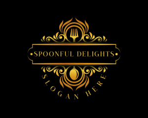 Luxury Restaurant Cuisine logo design