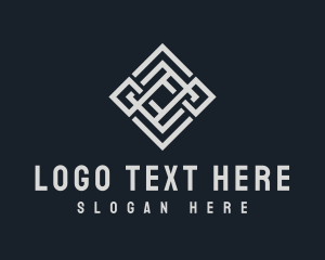 Metal - Labyrinth Maze Agency logo design