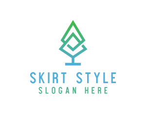 Pine Tree Leaf logo design