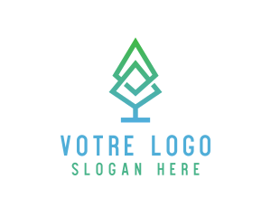 Care - Pine Tree Leaf logo design