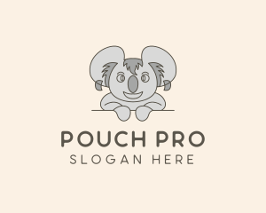 Cartoon Koala Toy logo design