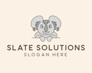 Cartoon Koala Toy logo design