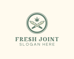 Joint - Marijuana Cross Joint logo design