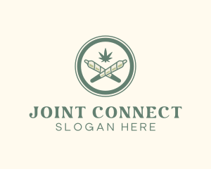 Joint - Marijuana Cross Joint logo design