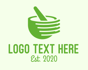 Recipe - Green Natural Pharmacy logo design