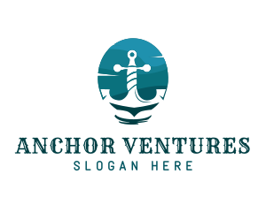 Anchor - Marine Sailing Anchor logo design