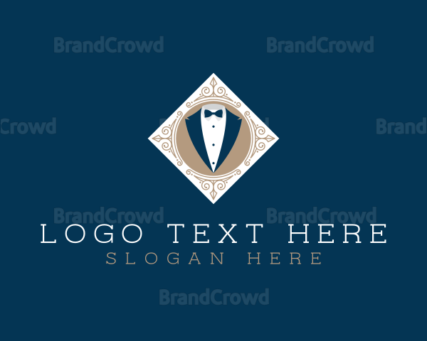 Gentleman Tuxedo Suit Logo