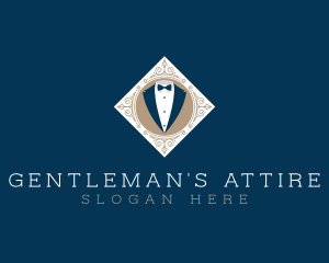 Gentleman Tuxedo Suit logo design