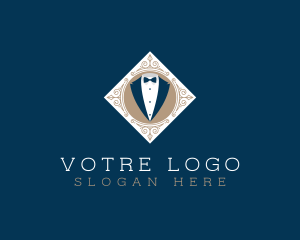 Gentleman - Gentleman Tuxedo Suit logo design