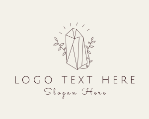 Boutique - Crystal Gem Jewelry logo design