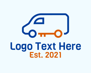 Transportation - Van Key Locksmith logo design