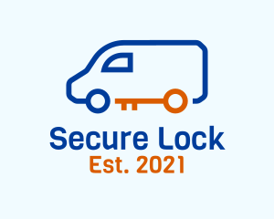 Locked - Van Key Locksmith logo design