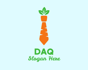 Carrot Veggie Necktie Logo