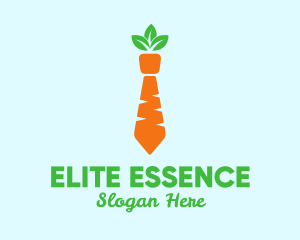 Suit - Carrot Veggie Necktie logo design