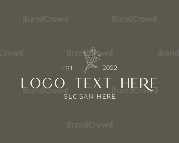 Luxury Elegant Flower Logo