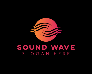 Sound Digital Audio Wave logo design