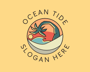 Tide - Colorful Summer Beach logo design