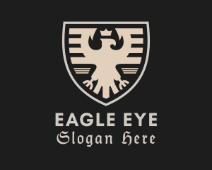 Royal Eagle Crown Shield logo design