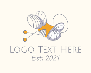 Knitter - Yarn Crochet Accessory logo design