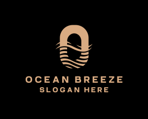 Ocean Wave Surf logo design