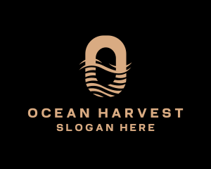 Ocean Wave Surf logo design