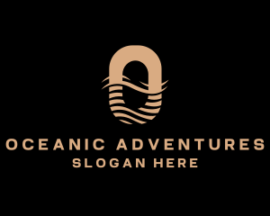 Ocean Wave Surf logo design