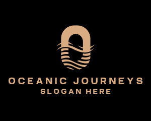 Ocean Wave Surf logo design