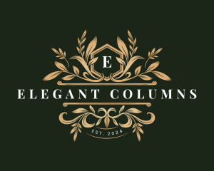 Elegant Floral Gardening logo design