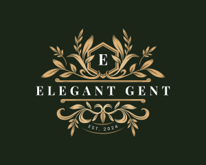 Elegant Floral Gardening logo design