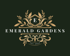 Elegant Floral Gardening logo design