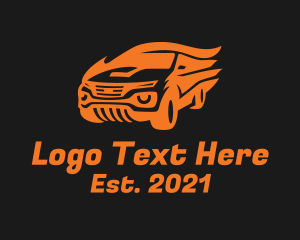 Automotive - Fast Flame Car logo design