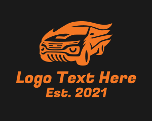 Mechanical - Fast Flame Car logo design