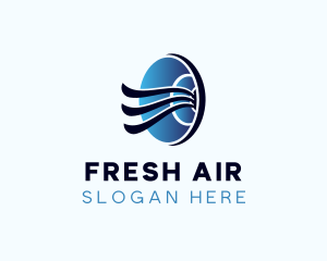 HVAC Cooling Fan logo design