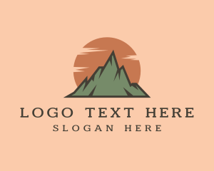 Park - Mountain Sun Hiking logo design