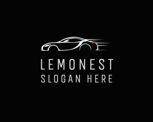 Transport - Fast Racing Sedan logo design