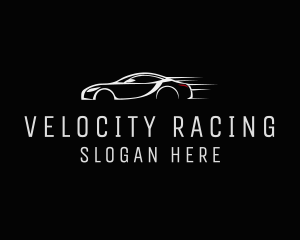 Fast Racing Sedan  logo design