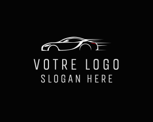 Automotive - Fast Racing Sedan logo design